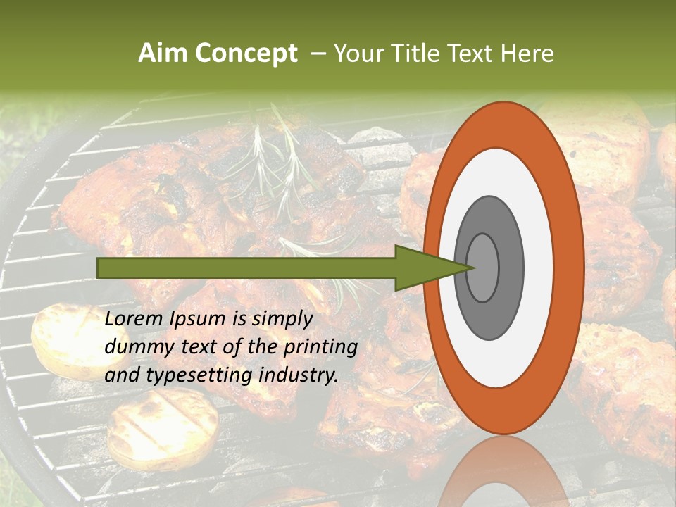 Outdoor Hungry Food PowerPoint Template