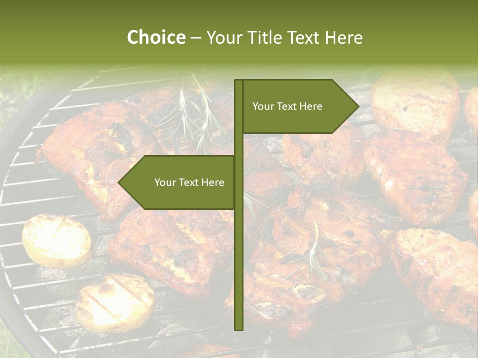 Outdoor Hungry Food PowerPoint Template