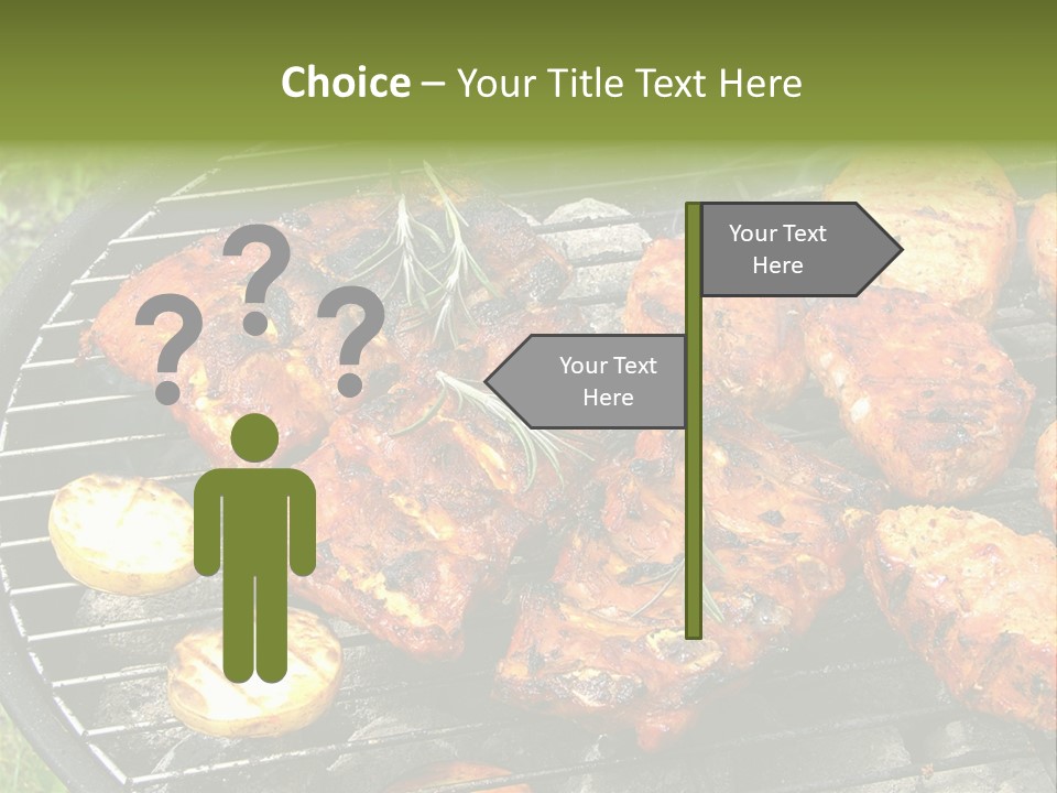 Outdoor Hungry Food PowerPoint Template