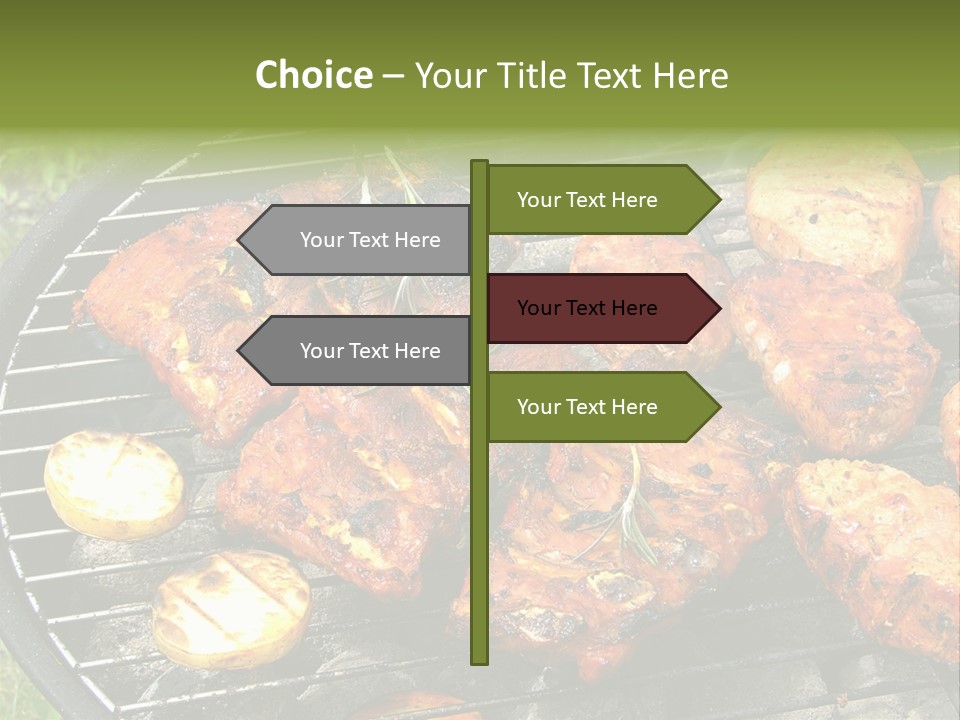 Outdoor Hungry Food PowerPoint Template