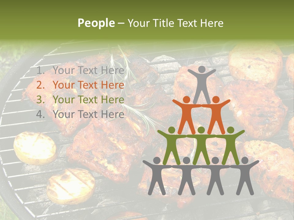 Outdoor Hungry Food PowerPoint Template