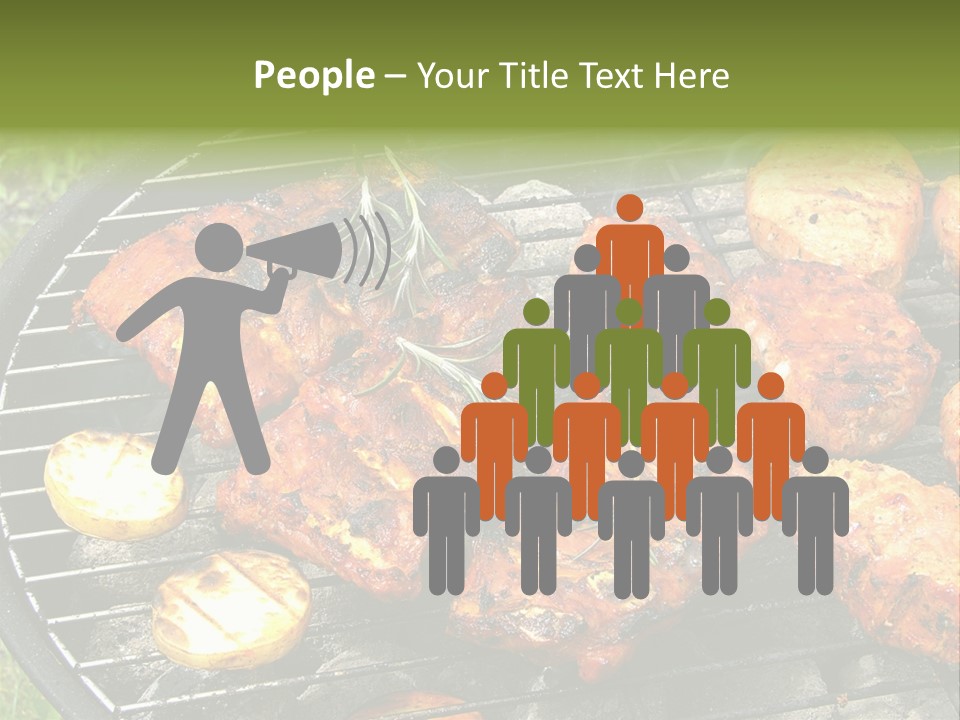 Outdoor Hungry Food PowerPoint Template