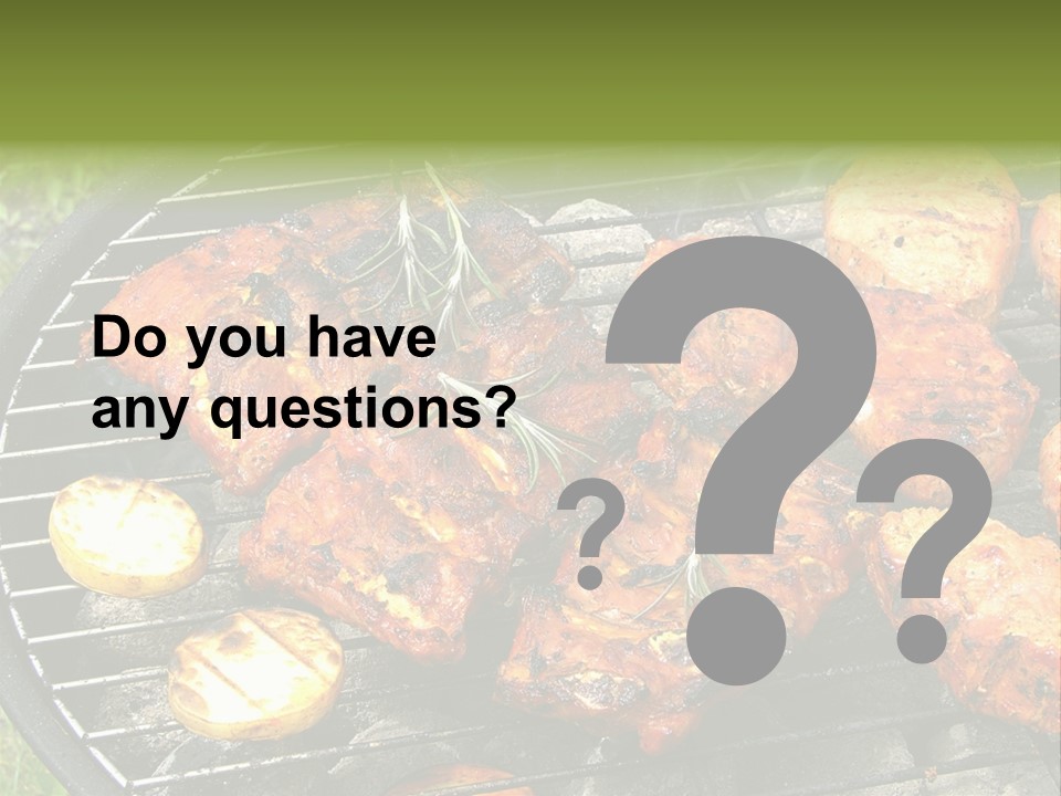 Outdoor Hungry Food PowerPoint Template