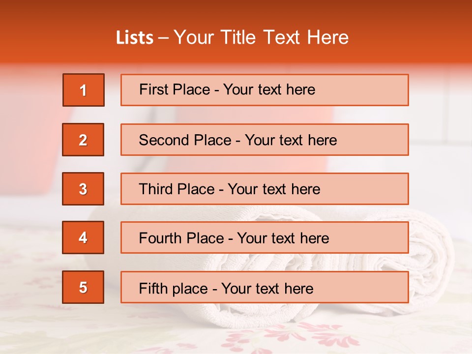 Warm Room Relax PowerPoint Template