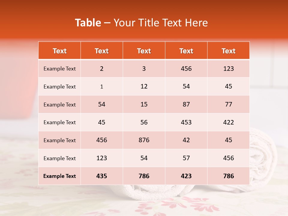 Warm Room Relax PowerPoint Template