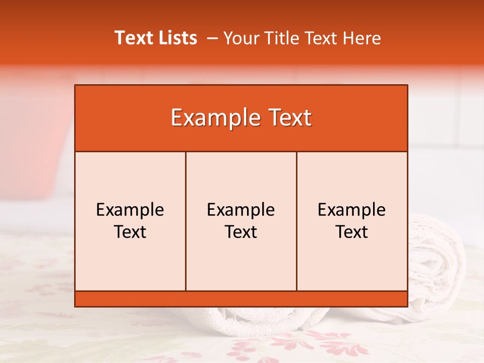 Warm Room Relax PowerPoint Template