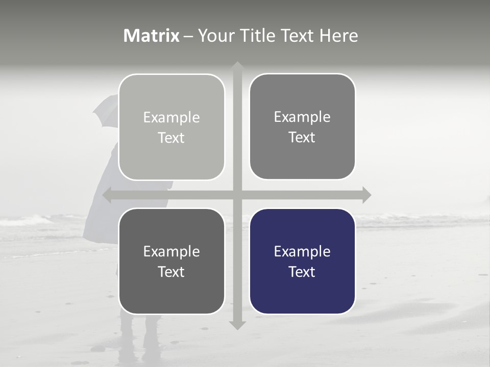 Portrait Coastline Travel PowerPoint Template