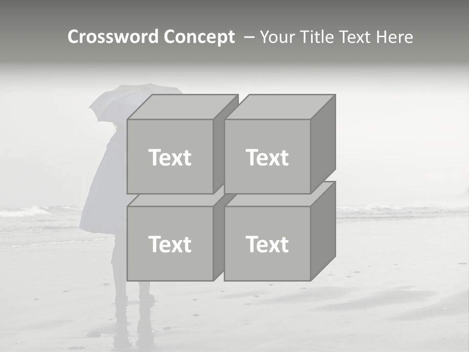 Portrait Coastline Travel PowerPoint Template