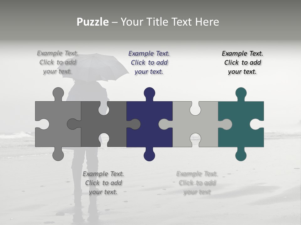 Portrait Coastline Travel PowerPoint Template