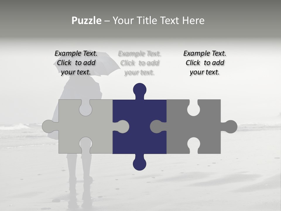 Portrait Coastline Travel PowerPoint Template