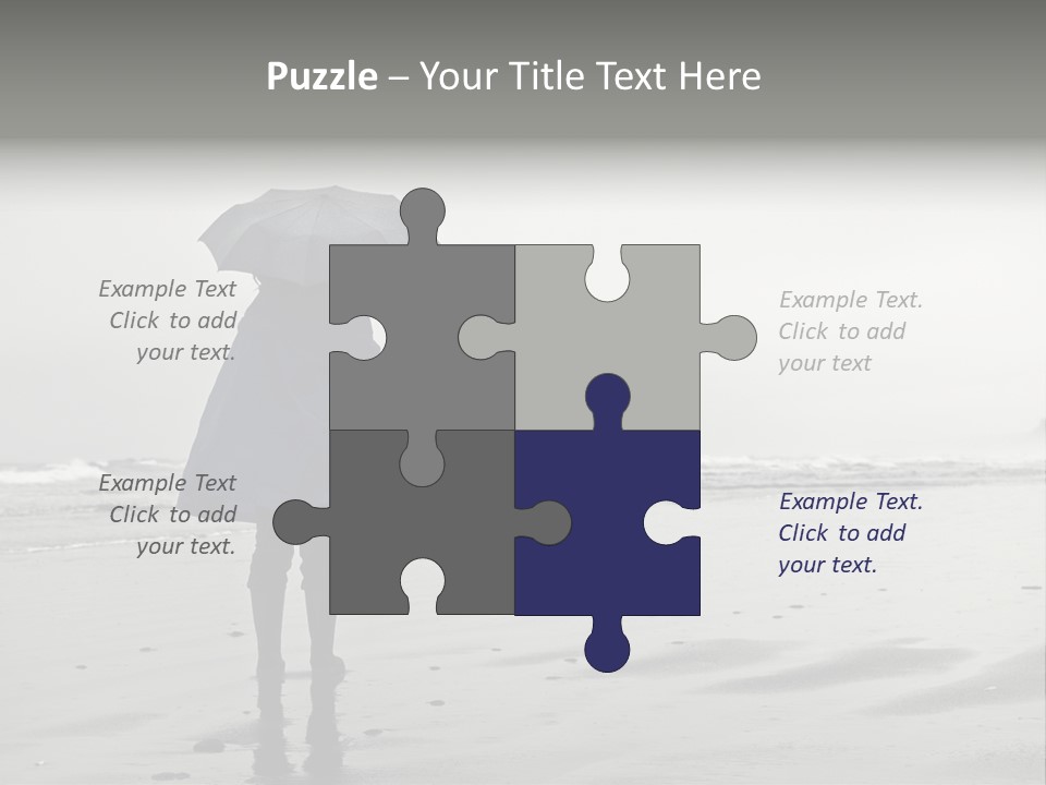 Portrait Coastline Travel PowerPoint Template