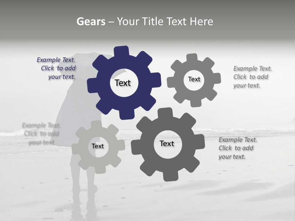 Portrait Coastline Travel PowerPoint Template