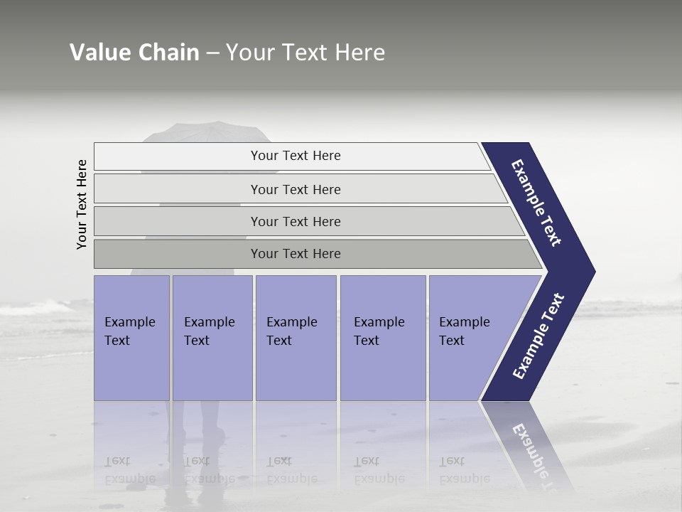 Portrait Coastline Travel PowerPoint Template
