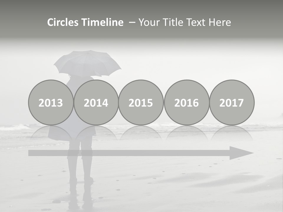 Portrait Coastline Travel PowerPoint Template