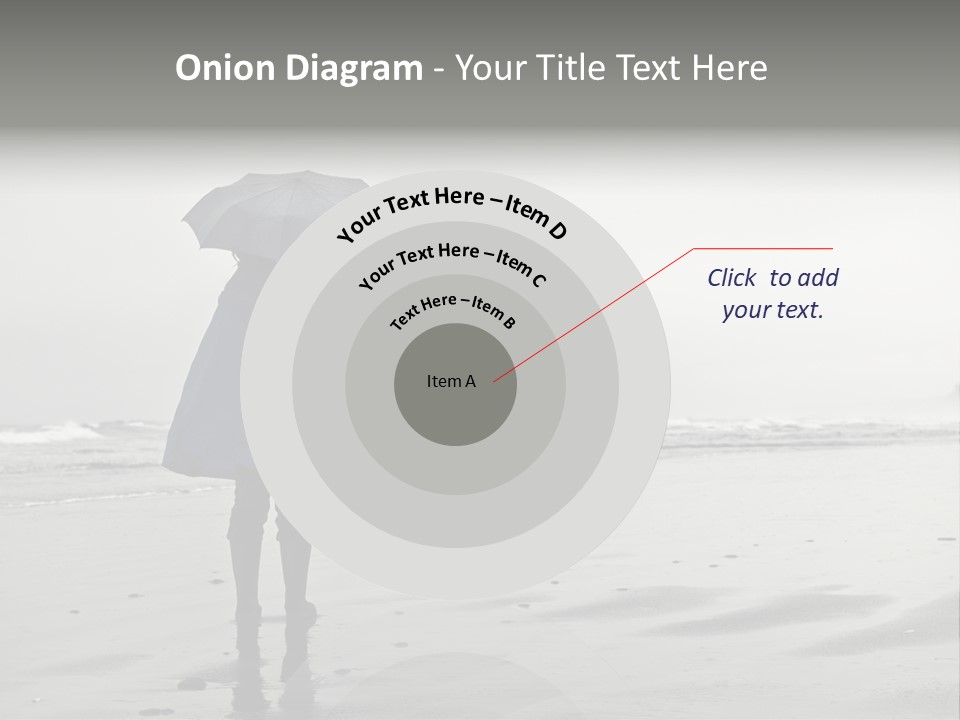 Portrait Coastline Travel PowerPoint Template