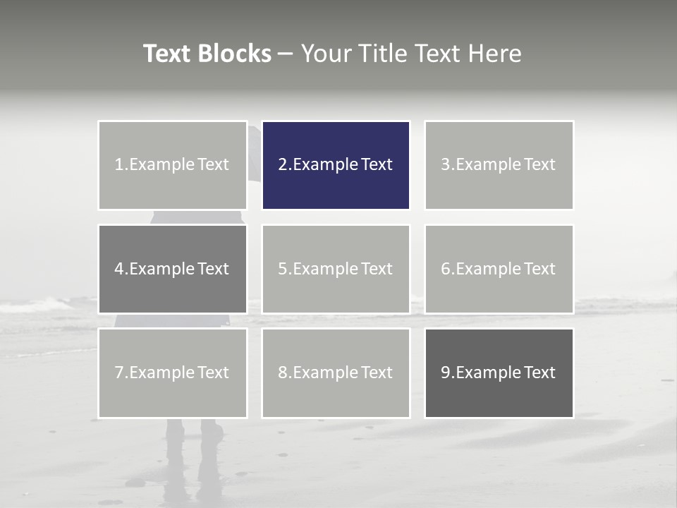 Portrait Coastline Travel PowerPoint Template