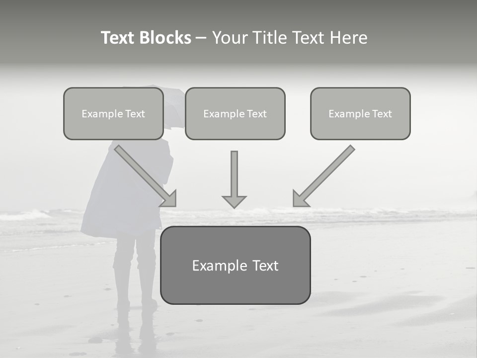 Portrait Coastline Travel PowerPoint Template