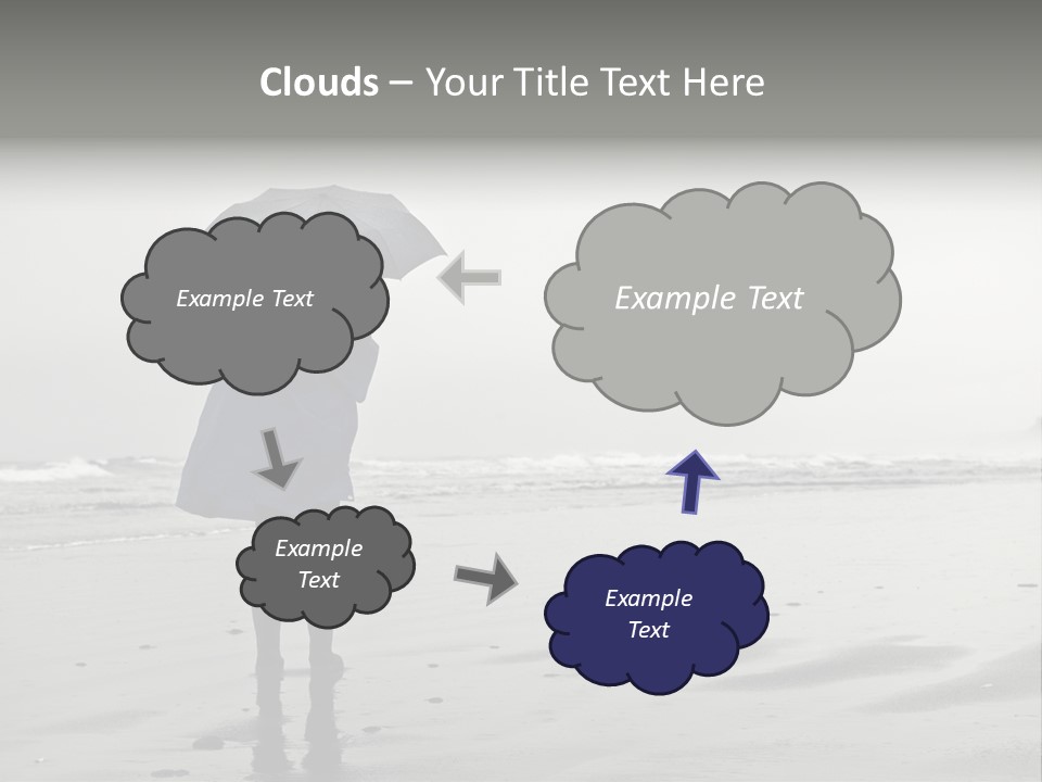 Portrait Coastline Travel PowerPoint Template