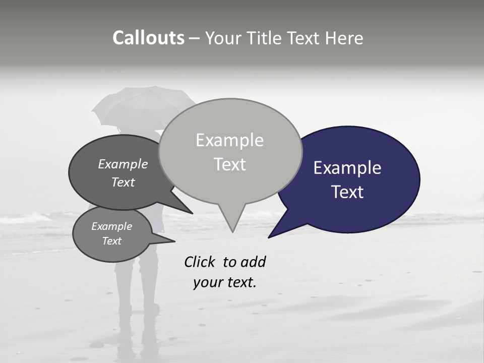 Portrait Coastline Travel PowerPoint Template