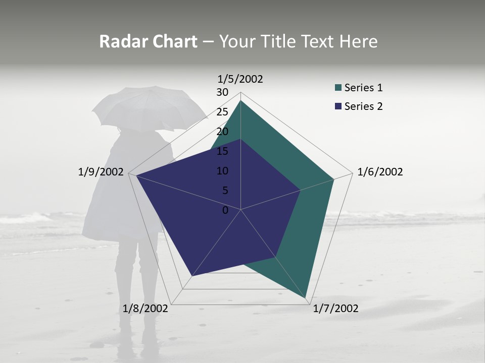 Portrait Coastline Travel PowerPoint Template