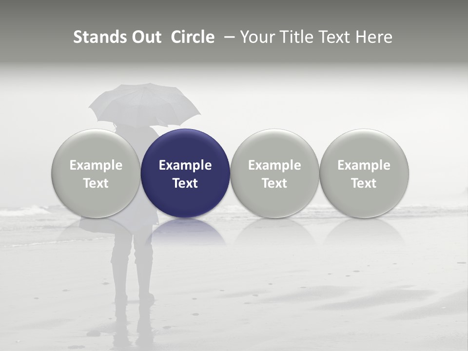 Portrait Coastline Travel PowerPoint Template