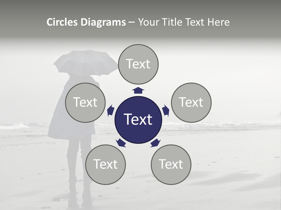 Portrait Coastline Travel PowerPoint Template