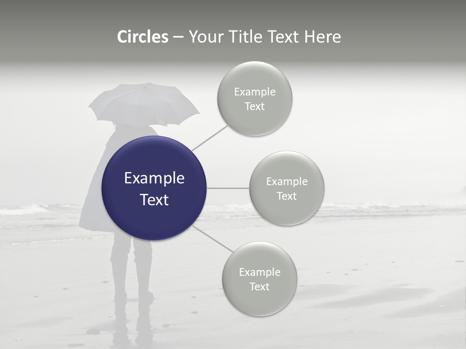 Portrait Coastline Travel PowerPoint Template