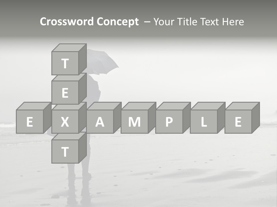 Portrait Coastline Travel PowerPoint Template