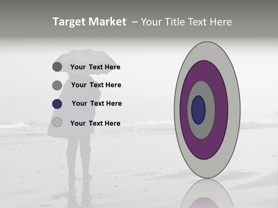 Portrait Coastline Travel PowerPoint Template