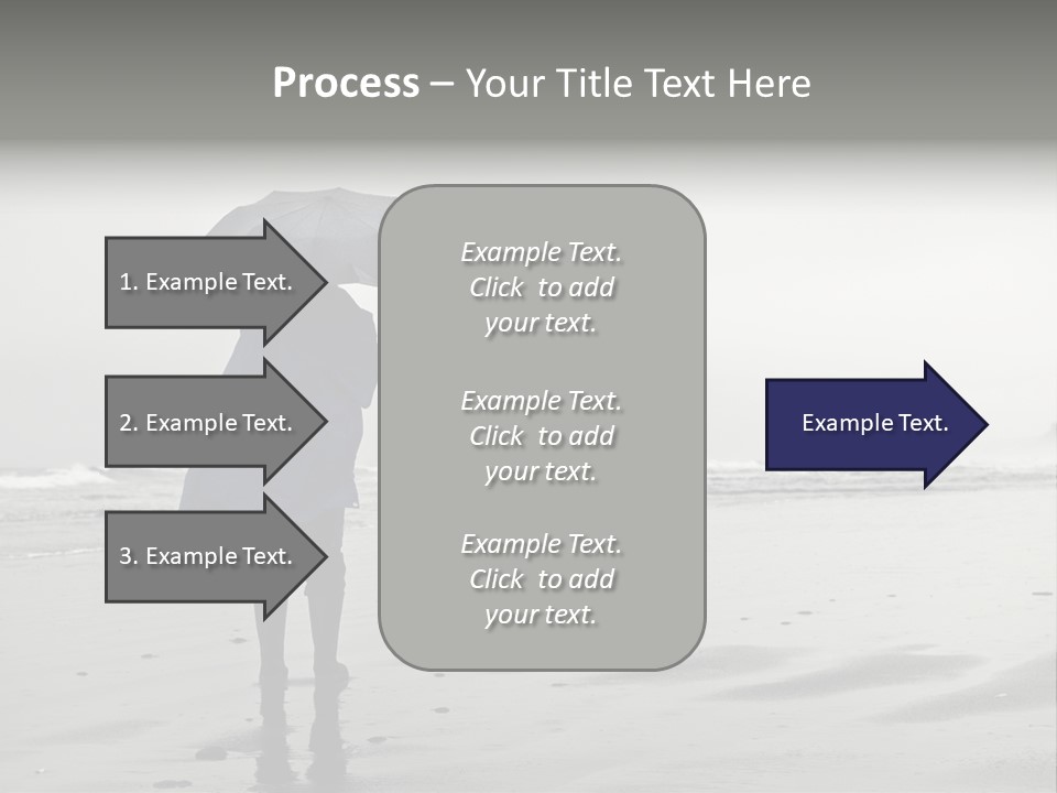 Portrait Coastline Travel PowerPoint Template