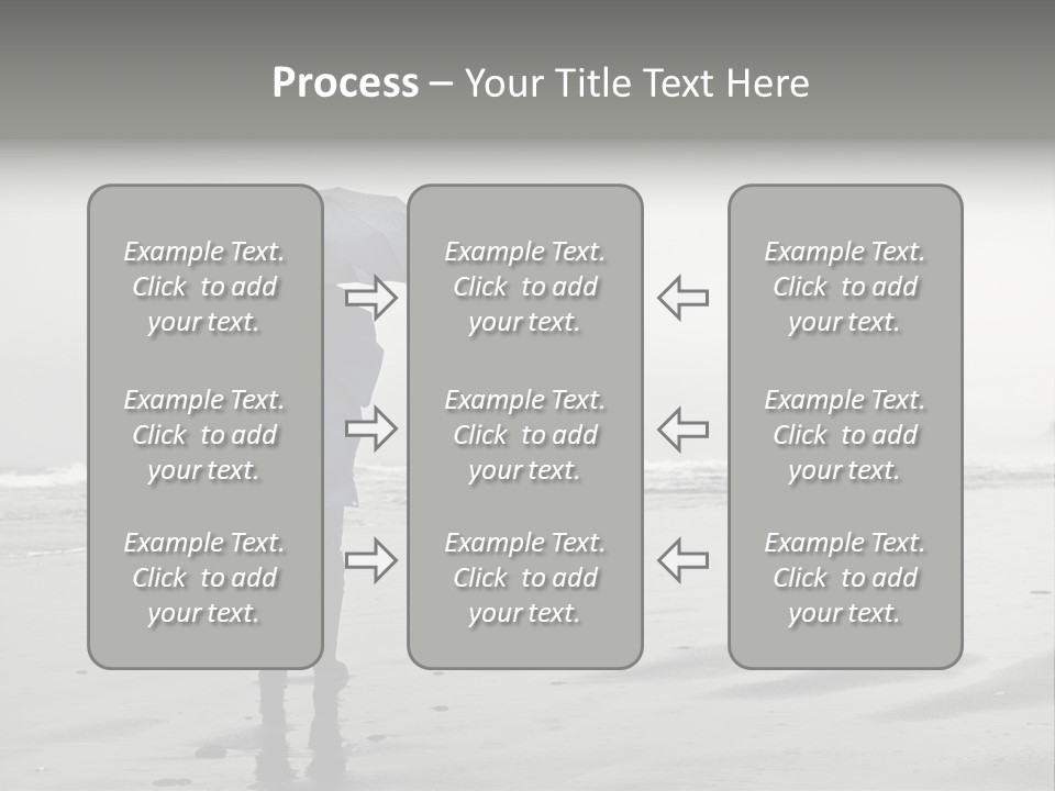 Portrait Coastline Travel PowerPoint Template