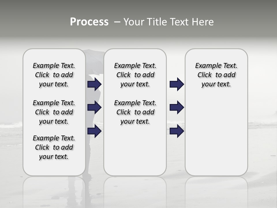 Portrait Coastline Travel PowerPoint Template