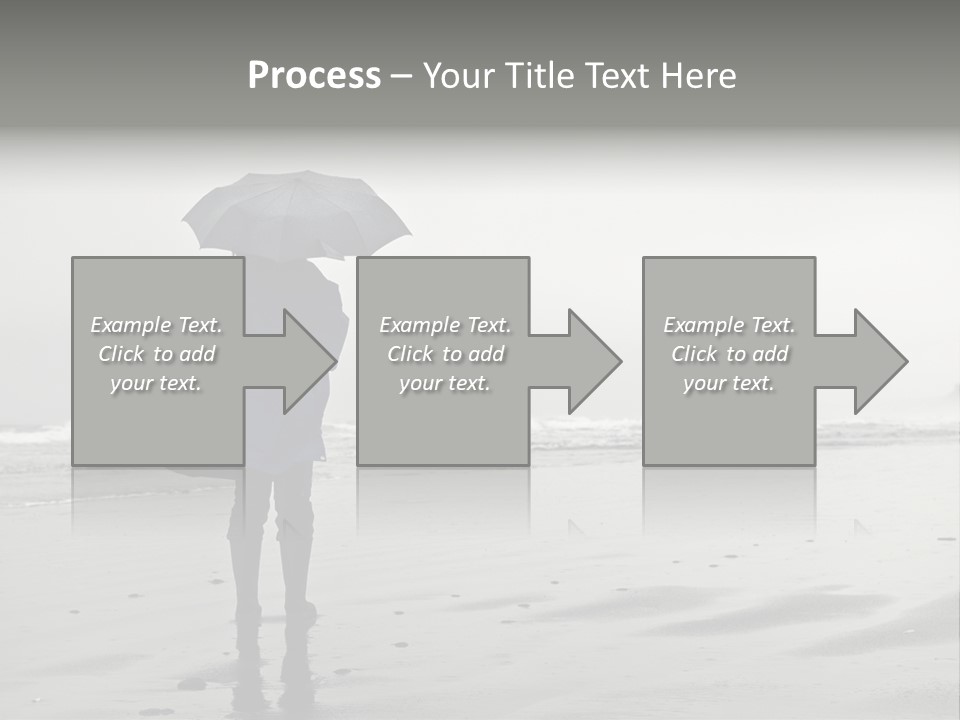 Portrait Coastline Travel PowerPoint Template