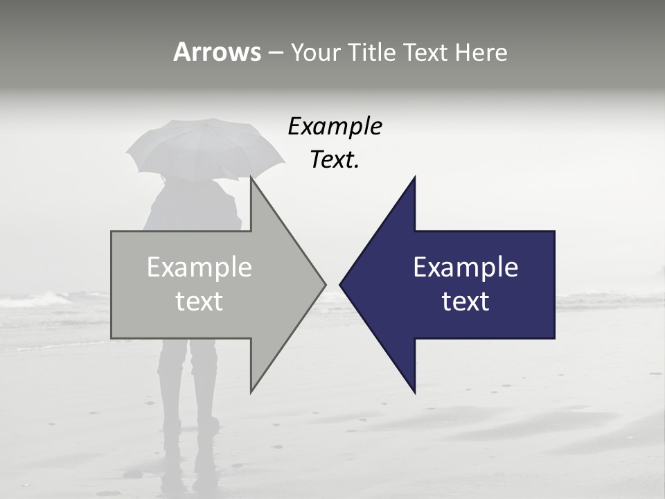 Portrait Coastline Travel PowerPoint Template