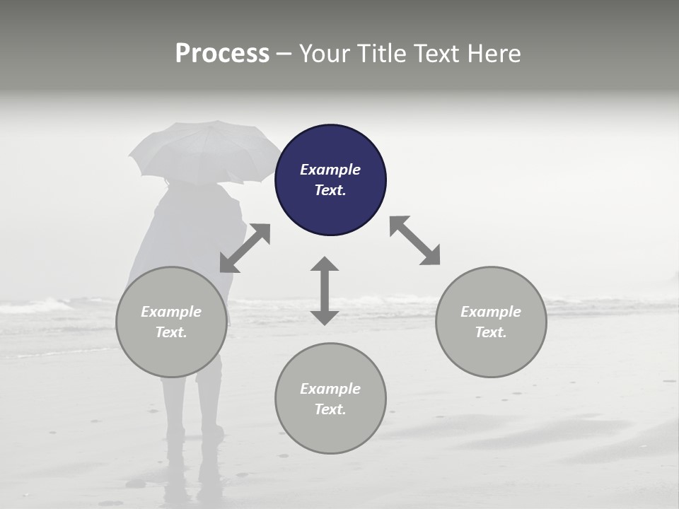 Portrait Coastline Travel PowerPoint Template