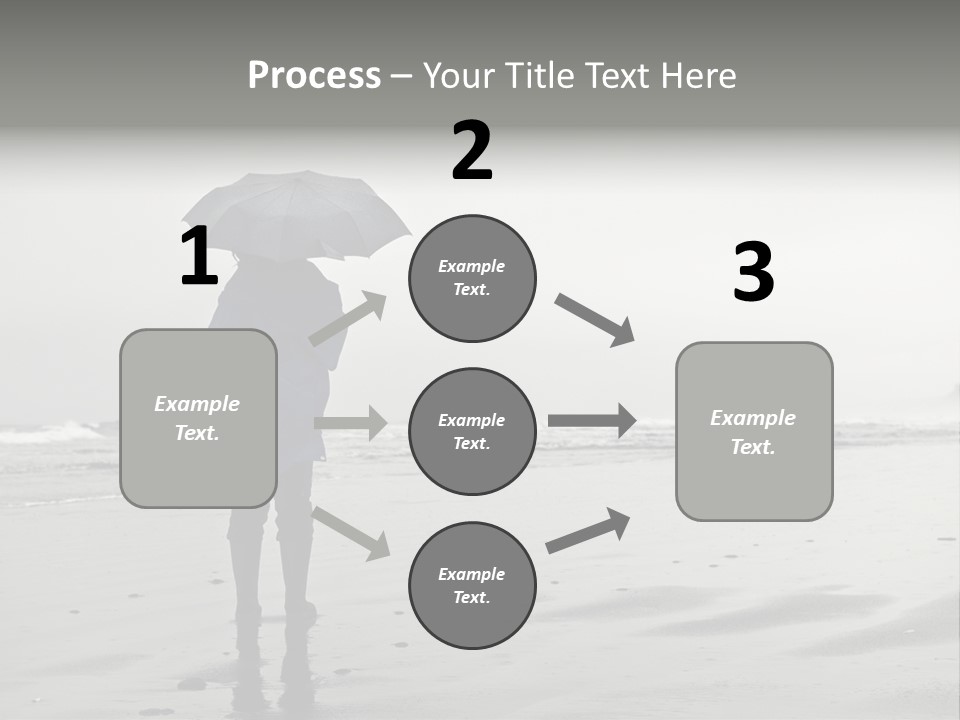 Portrait Coastline Travel PowerPoint Template