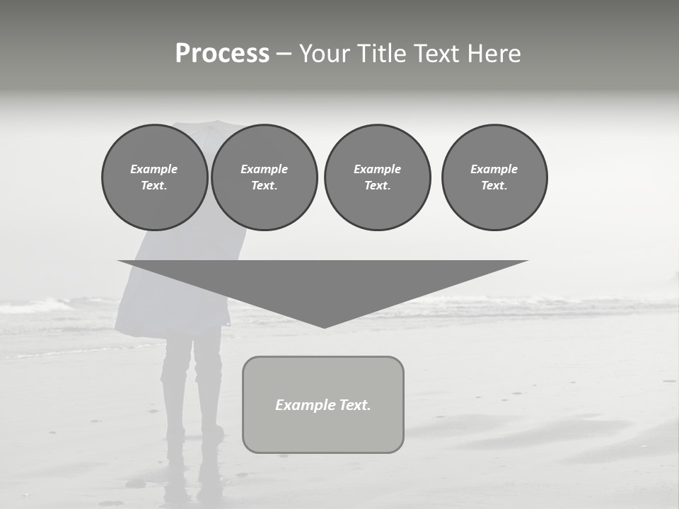 Portrait Coastline Travel PowerPoint Template
