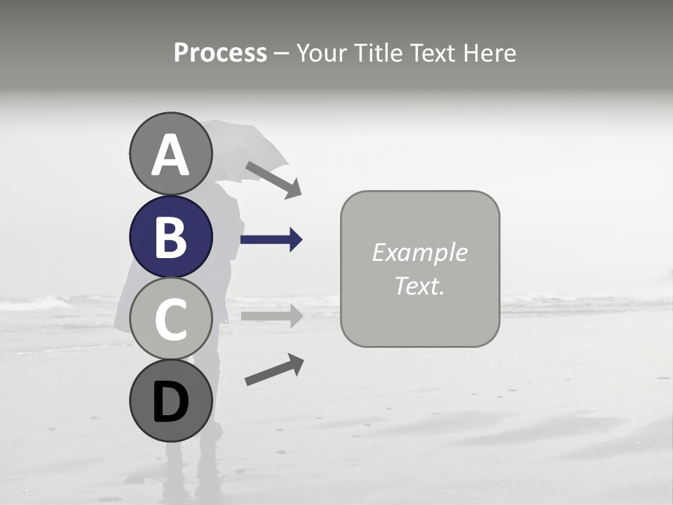 Portrait Coastline Travel PowerPoint Template