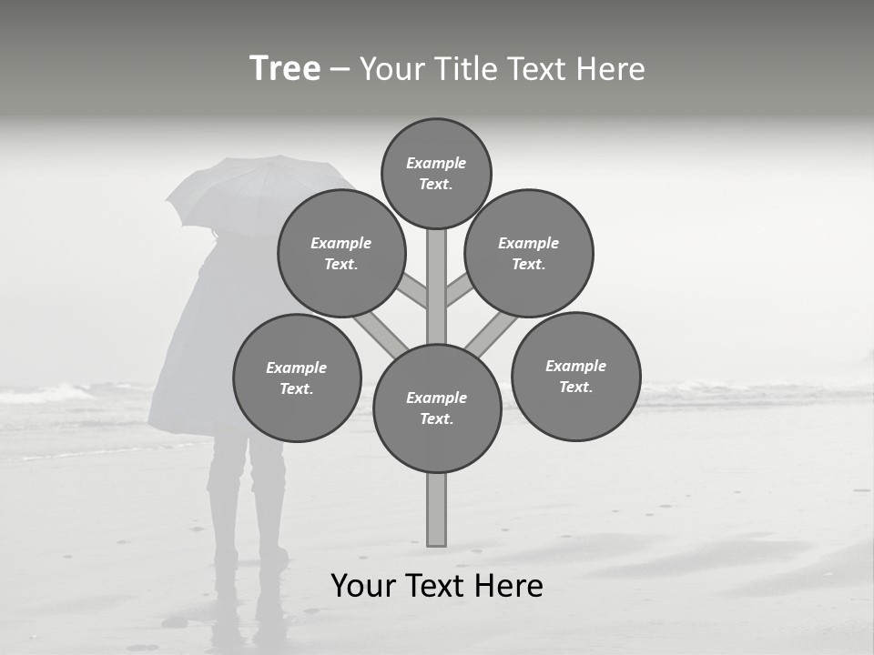 Portrait Coastline Travel PowerPoint Template