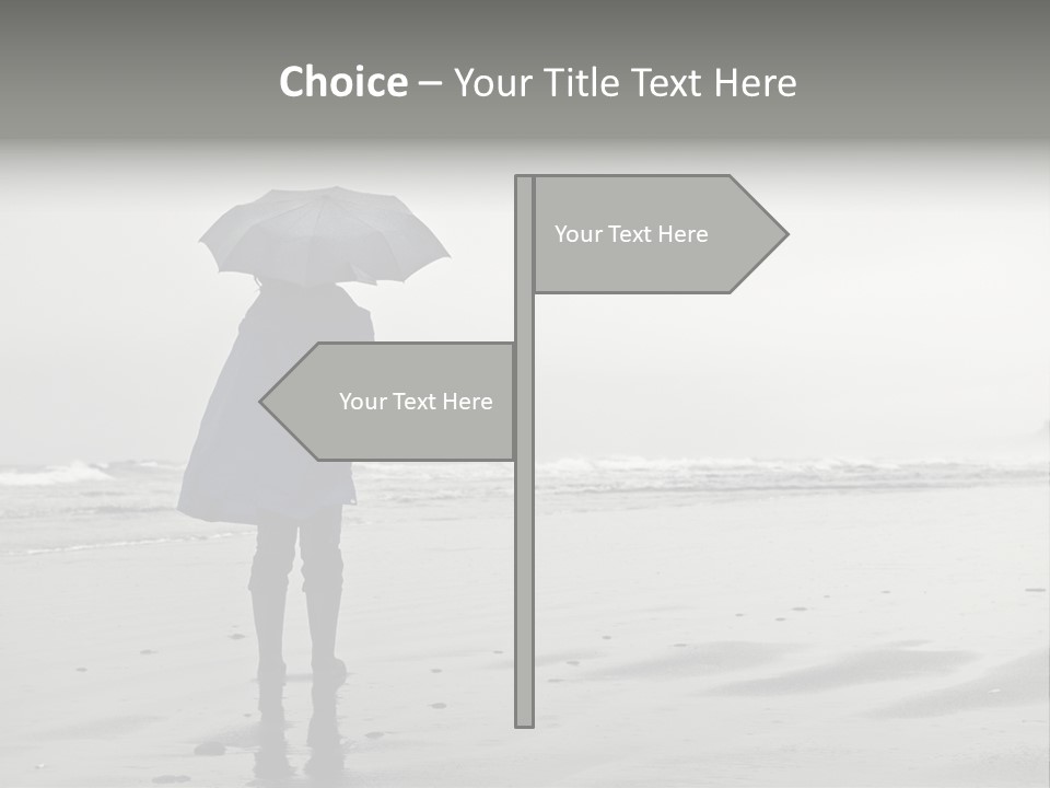 Portrait Coastline Travel PowerPoint Template