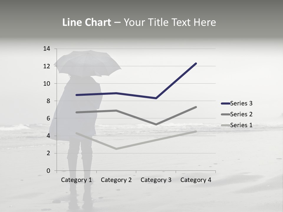 Portrait Coastline Travel PowerPoint Template
