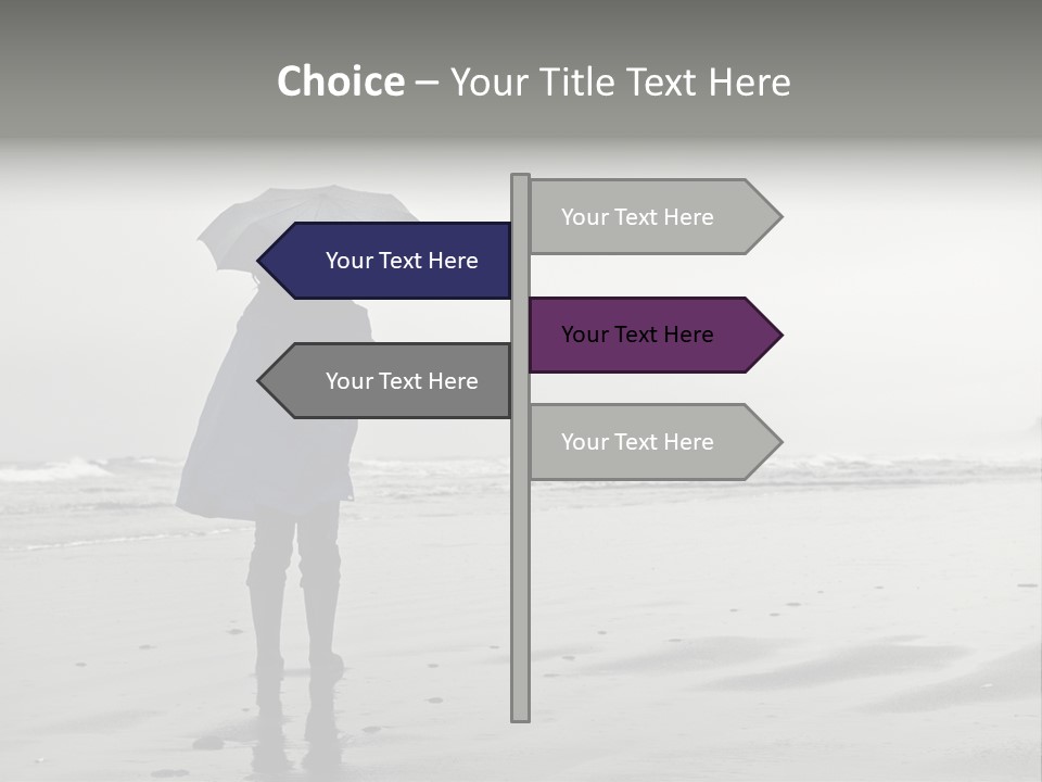 Portrait Coastline Travel PowerPoint Template