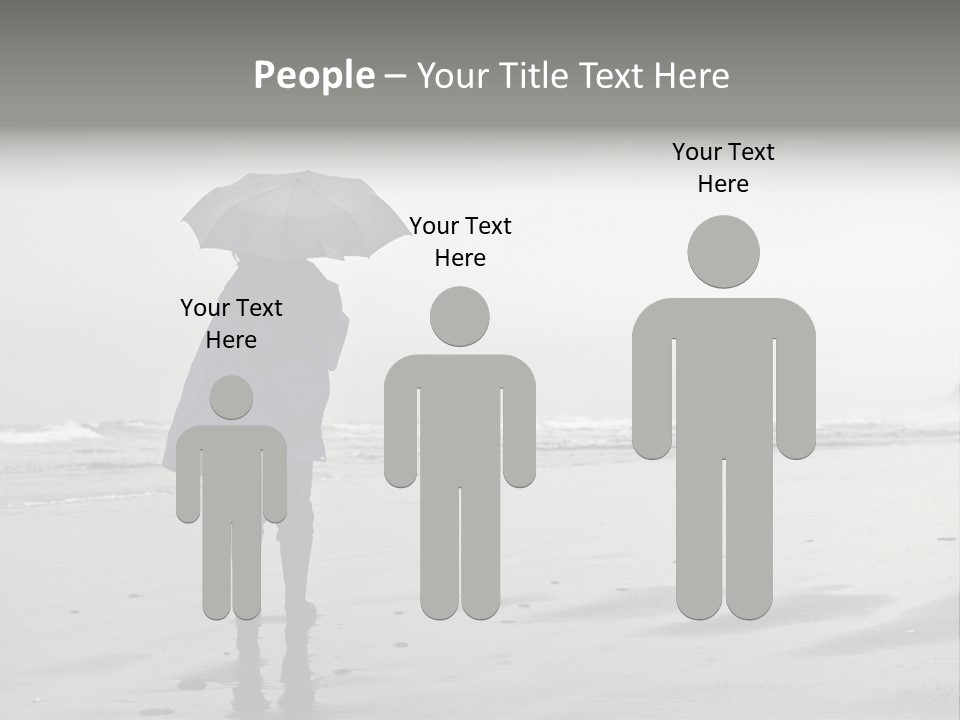 Portrait Coastline Travel PowerPoint Template