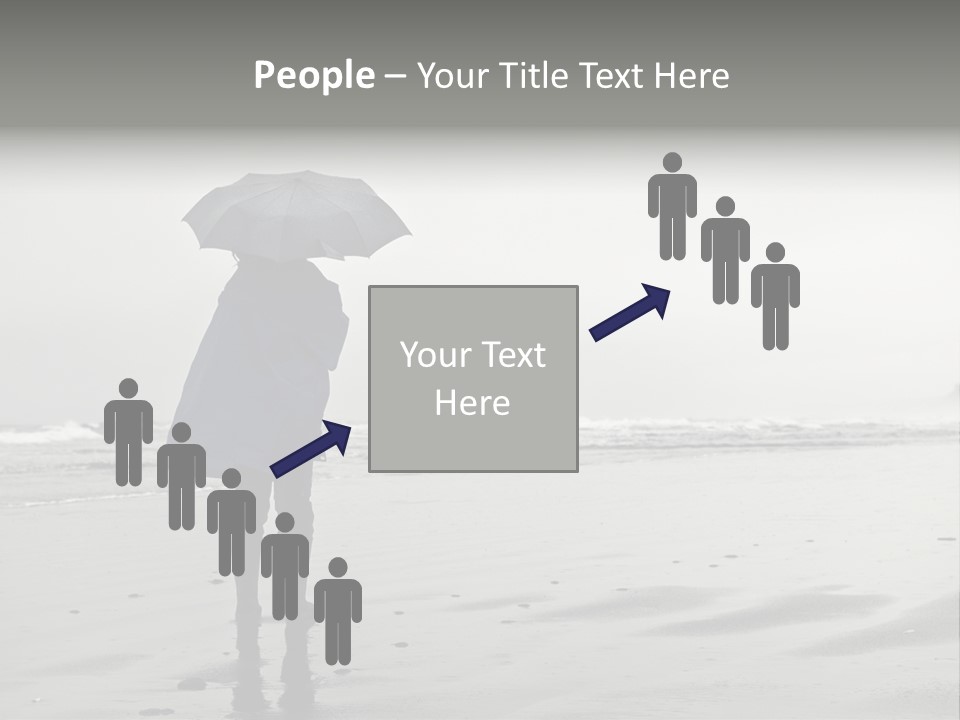 Portrait Coastline Travel PowerPoint Template