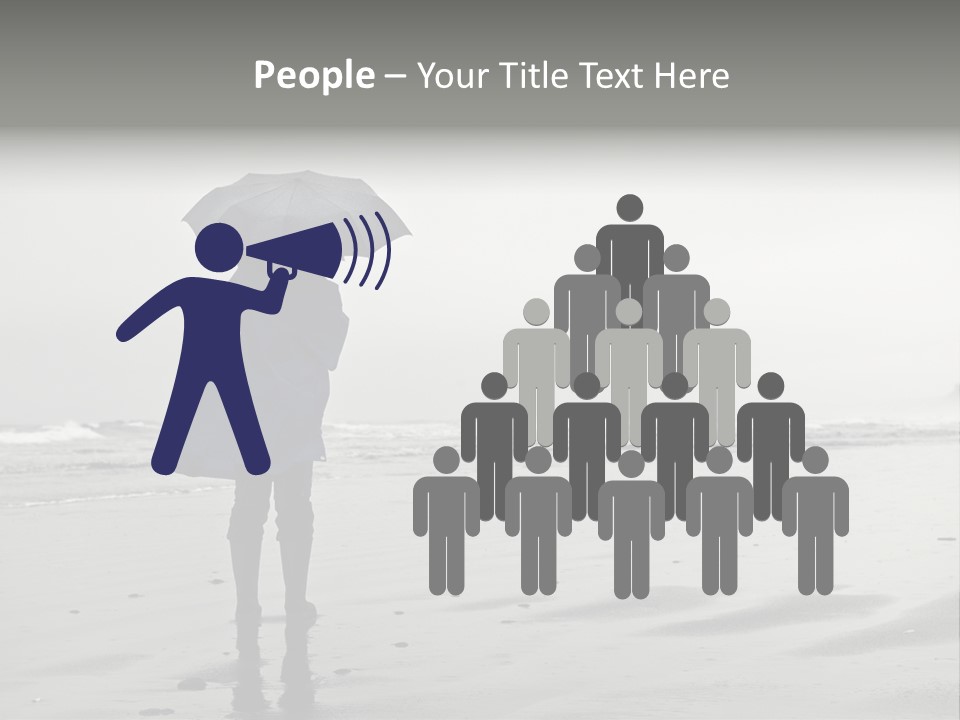 Portrait Coastline Travel PowerPoint Template