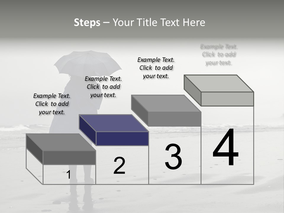 Portrait Coastline Travel PowerPoint Template