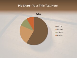 Above Dramatic Wooden Floor PowerPoint Template