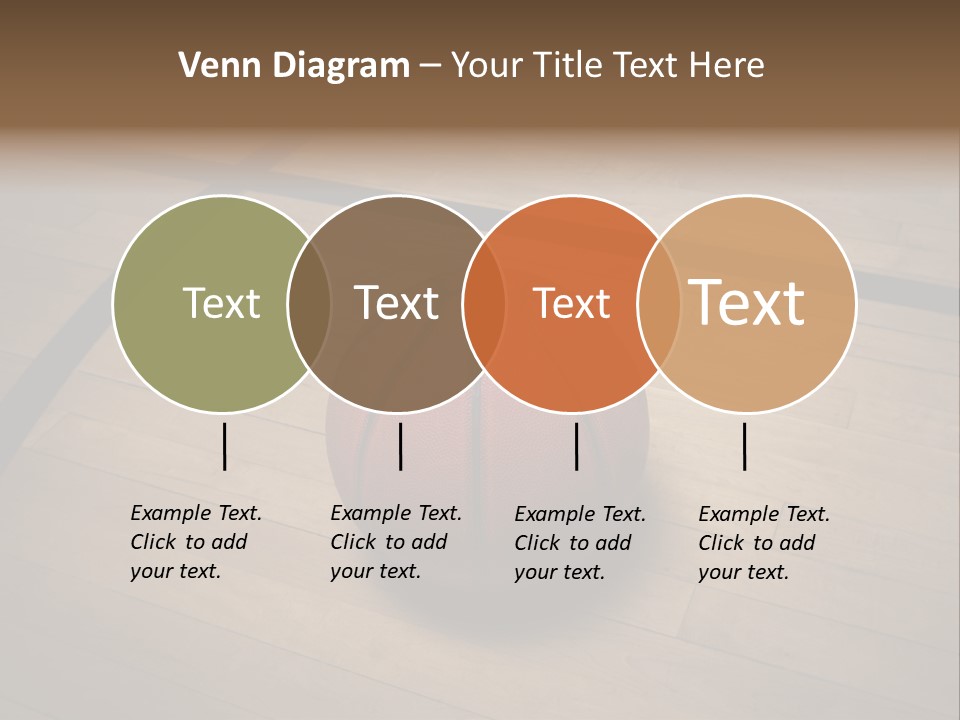 Above Dramatic Wooden Floor PowerPoint Template