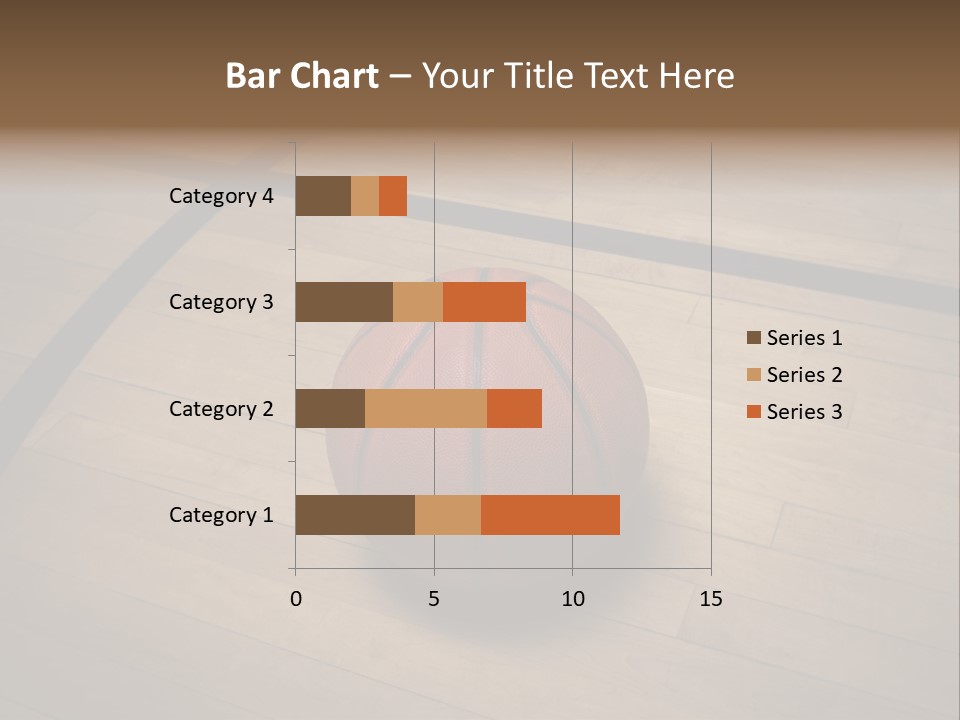 Above Dramatic Wooden Floor PowerPoint Template