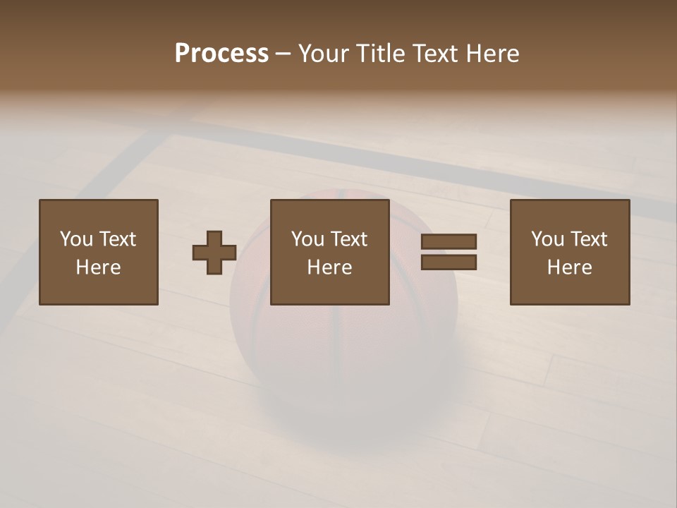 Above Dramatic Wooden Floor PowerPoint Template